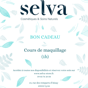 Bon cadeau cours de maquillage 1h
