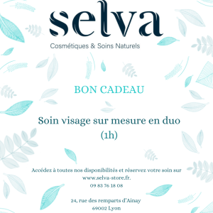 Bon cadeau soin visage sur mesure 1h en DUO
