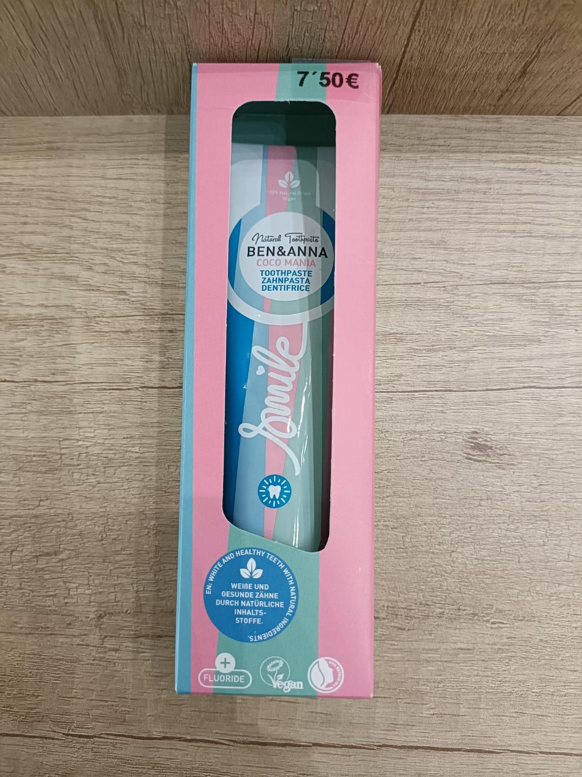 Dentifrice Cocomania 75ml – BEN & ANNA