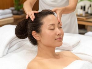 Soin Head Spa japonais en institut à Lyon 2ème